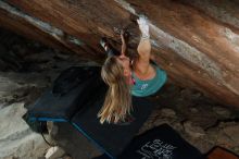 Bouldering in Hueco Tanks on 11/11/2018 with Blue Lizard Climbing and Yoga

Filename: SRM_20181111_1406300.jpg
Aperture: f/5.6
Shutter Speed: 1/250
Body: Canon EOS-1D Mark II
Lens: Canon EF 50mm f/1.8 II