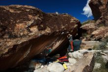 Bouldering in Hueco Tanks on 11/11/2018 with Blue Lizard Climbing and Yoga

Filename: SRM_20181111_1420320.jpg
Aperture: f/8.0
Shutter Speed: 1/250
Body: Canon EOS-1D Mark II
Lens: Canon EF 16-35mm f/2.8 L