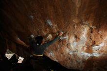 Bouldering in Hueco Tanks on 11/11/2018 with Blue Lizard Climbing and Yoga

Filename: SRM_20181111_1439050.jpg
Aperture: f/8.0
Shutter Speed: 1/250
Body: Canon EOS-1D Mark II
Lens: Canon EF 16-35mm f/2.8 L