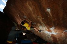 Bouldering in Hueco Tanks on 11/11/2018 with Blue Lizard Climbing and Yoga

Filename: SRM_20181111_1450520.jpg
Aperture: f/8.0
Shutter Speed: 1/250
Body: Canon EOS-1D Mark II
Lens: Canon EF 16-35mm f/2.8 L