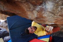 Bouldering in Hueco Tanks on 11/11/2018 with Blue Lizard Climbing and Yoga

Filename: SRM_20181111_1546361.jpg
Aperture: f/4.0
Shutter Speed: 1/200
Body: Canon EOS-1D Mark II
Lens: Canon EF 16-35mm f/2.8 L