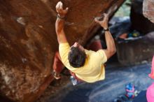 Bouldering in Hueco Tanks on 11/11/2018 with Blue Lizard Climbing and Yoga

Filename: SRM_20181111_1614300.jpg
Aperture: f/2.5
Shutter Speed: 1/250
Body: Canon EOS-1D Mark II
Lens: Canon EF 50mm f/1.8 II