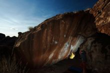 Bouldering in Hueco Tanks on 11/11/2018 with Blue Lizard Climbing and Yoga

Filename: SRM_20181111_1709360.jpg
Aperture: f/8.0
Shutter Speed: 1/250
Body: Canon EOS-1D Mark II
Lens: Canon EF 16-35mm f/2.8 L