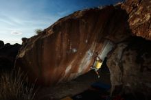 Bouldering in Hueco Tanks on 11/11/2018 with Blue Lizard Climbing and Yoga

Filename: SRM_20181111_1709550.jpg
Aperture: f/8.0
Shutter Speed: 1/250
Body: Canon EOS-1D Mark II
Lens: Canon EF 16-35mm f/2.8 L