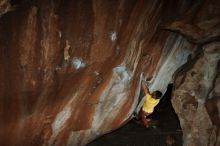 Bouldering in Hueco Tanks on 11/11/2018 with Blue Lizard Climbing and Yoga

Filename: SRM_20181111_1719560.jpg
Aperture: f/8.0
Shutter Speed: 1/250
Body: Canon EOS-1D Mark II
Lens: Canon EF 16-35mm f/2.8 L