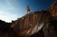 Bouldering in Hueco Tanks on 11/11/2018 with Blue Lizard Climbing and Yoga

Filename: SRM_20181111_1724080.jpg
Aperture: f/8.0
Shutter Speed: 1/250
Body: Canon EOS-1D Mark II
Lens: Canon EF 16-35mm f/2.8 L
