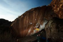 Bouldering in Hueco Tanks on 11/11/2018 with Blue Lizard Climbing and Yoga

Filename: SRM_20181111_1729470.jpg
Aperture: f/8.0
Shutter Speed: 1/250
Body: Canon EOS-1D Mark II
Lens: Canon EF 16-35mm f/2.8 L