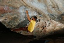 Bouldering in Hueco Tanks on 11/11/2018 with Blue Lizard Climbing and Yoga

Filename: SRM_20181111_1754500.jpg
Aperture: f/8.0
Shutter Speed: 1/250
Body: Canon EOS-1D Mark II
Lens: Canon EF 16-35mm f/2.8 L