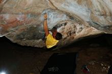 Bouldering in Hueco Tanks on 11/11/2018 with Blue Lizard Climbing and Yoga

Filename: SRM_20181111_1757260.jpg
Aperture: f/8.0
Shutter Speed: 1/250
Body: Canon EOS-1D Mark II
Lens: Canon EF 16-35mm f/2.8 L