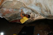 Bouldering in Hueco Tanks on 11/11/2018 with Blue Lizard Climbing and Yoga

Filename: SRM_20181111_1800040.jpg
Aperture: f/8.0
Shutter Speed: 1/250
Body: Canon EOS-1D Mark II
Lens: Canon EF 16-35mm f/2.8 L