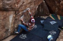 Bouldering in Hueco Tanks on 11/24/2018 with Blue Lizard Climbing and Yoga

Filename: SRM_20181124_1023580.jpg
Aperture: f/4.5
Shutter Speed: 1/250
Body: Canon EOS-1D Mark II
Lens: Canon EF 16-35mm f/2.8 L