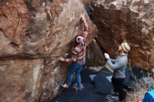 Bouldering in Hueco Tanks on 11/24/2018 with Blue Lizard Climbing and Yoga

Filename: SRM_20181124_1024080.jpg
Aperture: f/4.5
Shutter Speed: 1/250
Body: Canon EOS-1D Mark II
Lens: Canon EF 16-35mm f/2.8 L