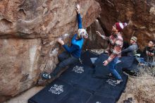 Bouldering in Hueco Tanks on 11/24/2018 with Blue Lizard Climbing and Yoga

Filename: SRM_20181124_1025420.jpg
Aperture: f/3.5
Shutter Speed: 1/250
Body: Canon EOS-1D Mark II
Lens: Canon EF 16-35mm f/2.8 L