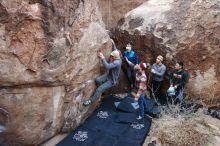Bouldering in Hueco Tanks on 11/24/2018 with Blue Lizard Climbing and Yoga

Filename: SRM_20181124_1026520.jpg
Aperture: f/3.5
Shutter Speed: 1/250
Body: Canon EOS-1D Mark II
Lens: Canon EF 16-35mm f/2.8 L