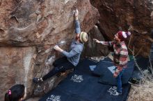 Bouldering in Hueco Tanks on 11/24/2018 with Blue Lizard Climbing and Yoga

Filename: SRM_20181124_1027410.jpg
Aperture: f/3.5
Shutter Speed: 1/250
Body: Canon EOS-1D Mark II
Lens: Canon EF 16-35mm f/2.8 L