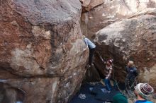 Bouldering in Hueco Tanks on 11/24/2018 with Blue Lizard Climbing and Yoga

Filename: SRM_20181124_1027550.jpg
Aperture: f/4.0
Shutter Speed: 1/250
Body: Canon EOS-1D Mark II
Lens: Canon EF 16-35mm f/2.8 L