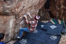 Bouldering in Hueco Tanks on 11/24/2018 with Blue Lizard Climbing and Yoga

Filename: SRM_20181124_1028250.jpg
Aperture: f/3.5
Shutter Speed: 1/250
Body: Canon EOS-1D Mark II
Lens: Canon EF 16-35mm f/2.8 L