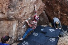 Bouldering in Hueco Tanks on 11/24/2018 with Blue Lizard Climbing and Yoga

Filename: SRM_20181124_1028270.jpg
Aperture: f/3.5
Shutter Speed: 1/250
Body: Canon EOS-1D Mark II
Lens: Canon EF 16-35mm f/2.8 L