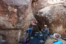 Bouldering in Hueco Tanks on 11/24/2018 with Blue Lizard Climbing and Yoga

Filename: SRM_20181124_1028380.jpg
Aperture: f/4.0
Shutter Speed: 1/250
Body: Canon EOS-1D Mark II
Lens: Canon EF 16-35mm f/2.8 L