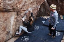 Bouldering in Hueco Tanks on 11/24/2018 with Blue Lizard Climbing and Yoga

Filename: SRM_20181124_1035180.jpg
Aperture: f/4.0
Shutter Speed: 1/250
Body: Canon EOS-1D Mark II
Lens: Canon EF 16-35mm f/2.8 L