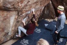 Bouldering in Hueco Tanks on 11/24/2018 with Blue Lizard Climbing and Yoga

Filename: SRM_20181124_1036090.jpg
Aperture: f/4.0
Shutter Speed: 1/250
Body: Canon EOS-1D Mark II
Lens: Canon EF 16-35mm f/2.8 L