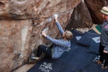 Bouldering in Hueco Tanks on 11/24/2018 with Blue Lizard Climbing and Yoga

Filename: SRM_20181124_1037080.jpg
Aperture: f/4.5
Shutter Speed: 1/250
Body: Canon EOS-1D Mark II
Lens: Canon EF 16-35mm f/2.8 L