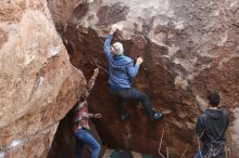 Bouldering in Hueco Tanks on 11/24/2018 with Blue Lizard Climbing and Yoga

Filename: SRM_20181124_1044220.jpg
Aperture: f/4.5
Shutter Speed: 1/250
Body: Canon EOS-1D Mark II
Lens: Canon EF 16-35mm f/2.8 L