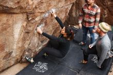 Bouldering in Hueco Tanks on 11/24/2018 with Blue Lizard Climbing and Yoga

Filename: SRM_20181124_1052340.jpg
Aperture: f/5.0
Shutter Speed: 1/250
Body: Canon EOS-1D Mark II
Lens: Canon EF 16-35mm f/2.8 L