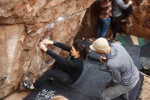 Bouldering in Hueco Tanks on 11/24/2018 with Blue Lizard Climbing and Yoga

Filename: SRM_20181124_1054080.jpg
Aperture: f/4.5
Shutter Speed: 1/250
Body: Canon EOS-1D Mark II
Lens: Canon EF 16-35mm f/2.8 L