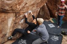 Bouldering in Hueco Tanks on 11/24/2018 with Blue Lizard Climbing and Yoga

Filename: SRM_20181124_1055170.jpg
Aperture: f/5.0
Shutter Speed: 1/250
Body: Canon EOS-1D Mark II
Lens: Canon EF 16-35mm f/2.8 L