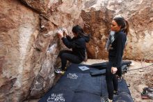 Bouldering in Hueco Tanks on 11/24/2018 with Blue Lizard Climbing and Yoga

Filename: SRM_20181124_1107210.jpg
Aperture: f/3.5
Shutter Speed: 1/200
Body: Canon EOS-1D Mark II
Lens: Canon EF 16-35mm f/2.8 L