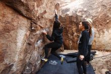 Bouldering in Hueco Tanks on 11/24/2018 with Blue Lizard Climbing and Yoga

Filename: SRM_20181124_1107230.jpg
Aperture: f/4.0
Shutter Speed: 1/200
Body: Canon EOS-1D Mark II
Lens: Canon EF 16-35mm f/2.8 L