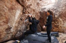 Bouldering in Hueco Tanks on 11/24/2018 with Blue Lizard Climbing and Yoga

Filename: SRM_20181124_1108440.jpg
Aperture: f/4.0
Shutter Speed: 1/250
Body: Canon EOS-1D Mark II
Lens: Canon EF 16-35mm f/2.8 L