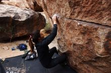Bouldering in Hueco Tanks on 11/24/2018 with Blue Lizard Climbing and Yoga

Filename: SRM_20181124_1110140.jpg
Aperture: f/4.5
Shutter Speed: 1/250
Body: Canon EOS-1D Mark II
Lens: Canon EF 16-35mm f/2.8 L