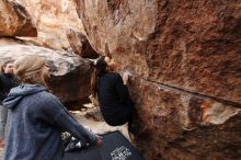 Bouldering in Hueco Tanks on 11/24/2018 with Blue Lizard Climbing and Yoga

Filename: SRM_20181124_1110210.jpg
Aperture: f/5.0
Shutter Speed: 1/250
Body: Canon EOS-1D Mark II
Lens: Canon EF 16-35mm f/2.8 L