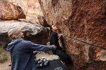 Bouldering in Hueco Tanks on 11/24/2018 with Blue Lizard Climbing and Yoga

Filename: SRM_20181124_1111190.jpg
Aperture: f/5.0
Shutter Speed: 1/250
Body: Canon EOS-1D Mark II
Lens: Canon EF 16-35mm f/2.8 L