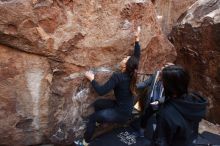 Bouldering in Hueco Tanks on 11/24/2018 with Blue Lizard Climbing and Yoga

Filename: SRM_20181124_1122310.jpg
Aperture: f/4.5
Shutter Speed: 1/250
Body: Canon EOS-1D Mark II
Lens: Canon EF 16-35mm f/2.8 L