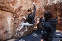 Bouldering in Hueco Tanks on 11/24/2018 with Blue Lizard Climbing and Yoga

Filename: SRM_20181124_1123210.jpg
Aperture: f/4.0
Shutter Speed: 1/250
Body: Canon EOS-1D Mark II
Lens: Canon EF 16-35mm f/2.8 L