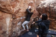 Bouldering in Hueco Tanks on 11/24/2018 with Blue Lizard Climbing and Yoga

Filename: SRM_20181124_1123240.jpg
Aperture: f/4.5
Shutter Speed: 1/250
Body: Canon EOS-1D Mark II
Lens: Canon EF 16-35mm f/2.8 L