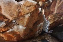 Bouldering in Hueco Tanks on 11/24/2018 with Blue Lizard Climbing and Yoga

Filename: SRM_20181124_1127360.jpg
Aperture: f/4.0
Shutter Speed: 1/250
Body: Canon EOS-1D Mark II
Lens: Canon EF 16-35mm f/2.8 L