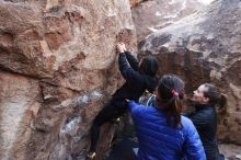 Bouldering in Hueco Tanks on 11/24/2018 with Blue Lizard Climbing and Yoga

Filename: SRM_20181124_1129502.jpg
Aperture: f/5.6
Shutter Speed: 1/250
Body: Canon EOS-1D Mark II
Lens: Canon EF 16-35mm f/2.8 L