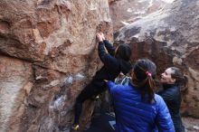 Bouldering in Hueco Tanks on 11/24/2018 with Blue Lizard Climbing and Yoga

Filename: SRM_20181124_1129510.jpg
Aperture: f/5.6
Shutter Speed: 1/250
Body: Canon EOS-1D Mark II
Lens: Canon EF 16-35mm f/2.8 L