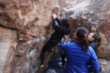 Bouldering in Hueco Tanks on 11/24/2018 with Blue Lizard Climbing and Yoga

Filename: SRM_20181124_1129512.jpg
Aperture: f/5.0
Shutter Speed: 1/250
Body: Canon EOS-1D Mark II
Lens: Canon EF 16-35mm f/2.8 L