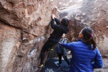 Bouldering in Hueco Tanks on 11/24/2018 with Blue Lizard Climbing and Yoga

Filename: SRM_20181124_1129530.jpg
Aperture: f/5.0
Shutter Speed: 1/250
Body: Canon EOS-1D Mark II
Lens: Canon EF 16-35mm f/2.8 L