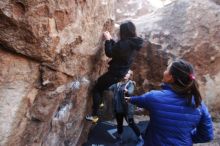 Bouldering in Hueco Tanks on 11/24/2018 with Blue Lizard Climbing and Yoga

Filename: SRM_20181124_1129550.jpg
Aperture: f/5.6
Shutter Speed: 1/250
Body: Canon EOS-1D Mark II
Lens: Canon EF 16-35mm f/2.8 L