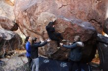Bouldering in Hueco Tanks on 11/24/2018 with Blue Lizard Climbing and Yoga

Filename: SRM_20181124_1130030.jpg
Aperture: f/7.1
Shutter Speed: 1/250
Body: Canon EOS-1D Mark II
Lens: Canon EF 16-35mm f/2.8 L