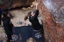 Bouldering in Hueco Tanks on 11/24/2018 with Blue Lizard Climbing and Yoga

Filename: SRM_20181124_1131511.jpg
Aperture: f/8.0
Shutter Speed: 1/250
Body: Canon EOS-1D Mark II
Lens: Canon EF 16-35mm f/2.8 L