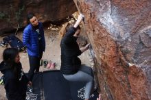 Bouldering in Hueco Tanks on 11/24/2018 with Blue Lizard Climbing and Yoga

Filename: SRM_20181124_1132350.jpg
Aperture: f/5.6
Shutter Speed: 1/250
Body: Canon EOS-1D Mark II
Lens: Canon EF 16-35mm f/2.8 L