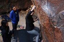 Bouldering in Hueco Tanks on 11/24/2018 with Blue Lizard Climbing and Yoga

Filename: SRM_20181124_1132351.jpg
Aperture: f/5.6
Shutter Speed: 1/250
Body: Canon EOS-1D Mark II
Lens: Canon EF 16-35mm f/2.8 L