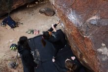 Bouldering in Hueco Tanks on 11/24/2018 with Blue Lizard Climbing and Yoga

Filename: SRM_20181124_1135361.jpg
Aperture: f/5.6
Shutter Speed: 1/250
Body: Canon EOS-1D Mark II
Lens: Canon EF 16-35mm f/2.8 L